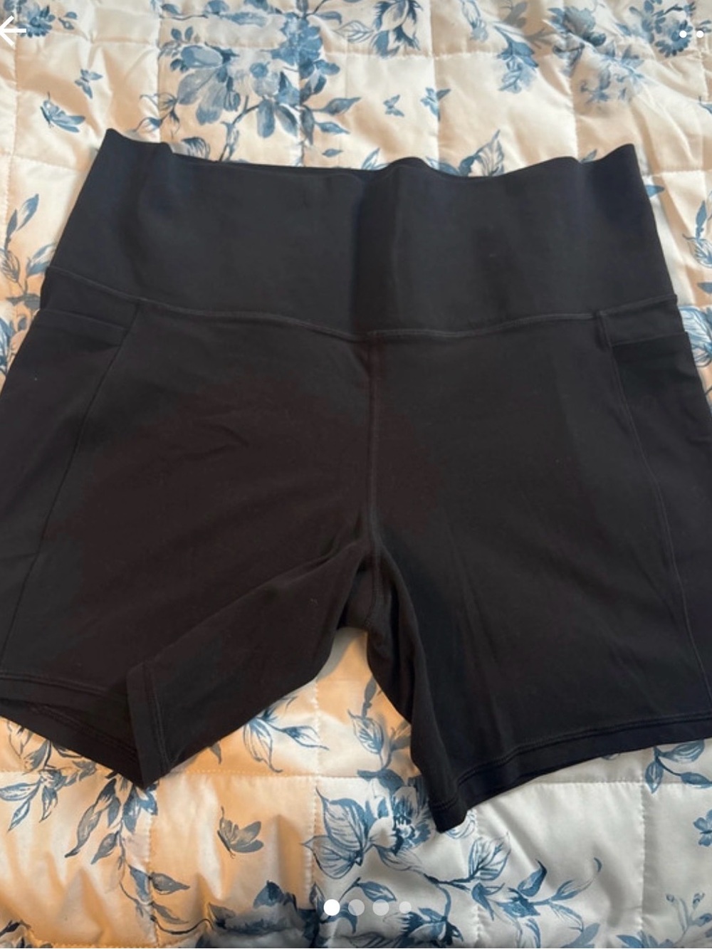 Athleta Salutation Stash Black High-Rise Athletic Bike Shorts - 7inch